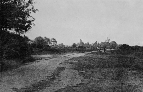 'Wimbledon Common and the Windmill', c1900, (1912). Artist: Unknown.