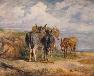 'Donkeys', c1831 (1904). Artist: James Ward.