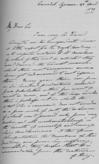 A letter from Martin Archer Shee, 1839 (1904). Artist: Sir Martin Archer Shee.