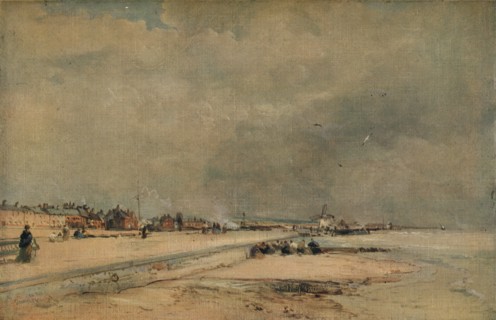 'Littlehampton, Winter', c1868. Artist: James Webb.