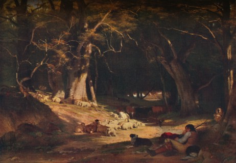 'The Mid Day Retreat', c1845. Artist: William Frederick Witherington.