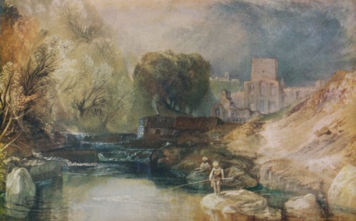 'Brinkburn Priory, Northumberland', c1830. Artist: JMW Turner.