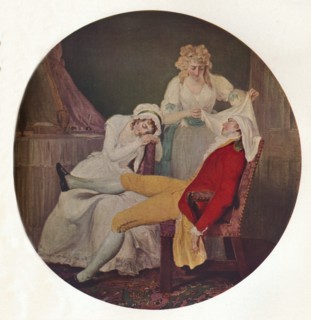 'Lady Easy's Steinkirk: A Scene from The Fearless Husband by Colley Cibber', c1790. Artist: Francis Wheatley.