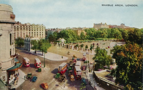 'Marble Arch, London', c1930. Artist: Unknown.