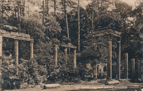 'The Ruins, Virginia Water, Windsor', c1917. Artist: Unknown.