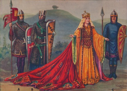 'The Lady of the English, 1141', 1926. Artist: Herbert Norris.