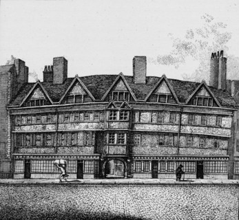 Staple Inn, High Holborn, London, c1890 (1904). Artist: Unknown.