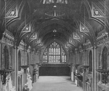 Interior of the Guildhall, City of London, c1904 (1906). Artist: Photochrom Co Ltd of London.
