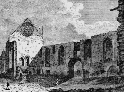North-west view of the ruins of Winchester Palace, Southwark, London, c1900 (1906). Artist: Unknown.