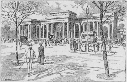 Hyde Park Corner, London, 1903 (1911). Artist: Unknown.