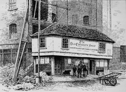 The Old Curiosity Shop near Lincoln's Inn Fields, London, c1860 (1911). Artist: Joseph Swain.