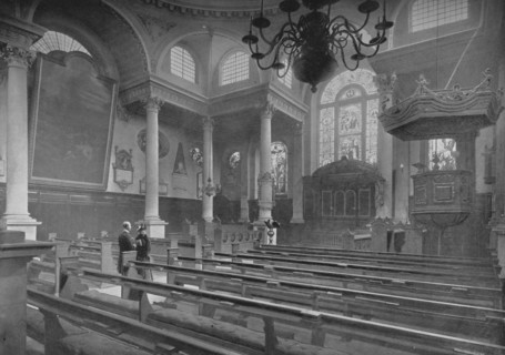 Church of St Stephen, Walbrook, City of London, c1890 (1911). Artist: Pictorial Agency.