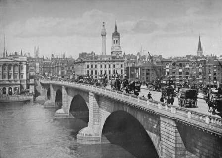 London Bridge, City of London, 1911. Artist: Pictorial Agency.