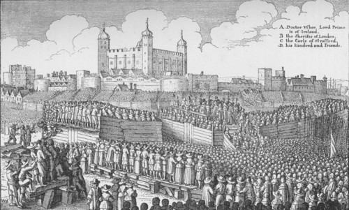 The execution of the Earl of Strafford on Tower Hill, London, 12 May 1641 (1903). Artist: Unknown.