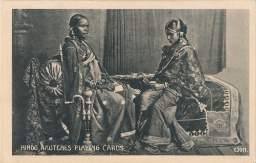 'Hindu Nautches Playing Cards', c1910. Artist: Unknown.