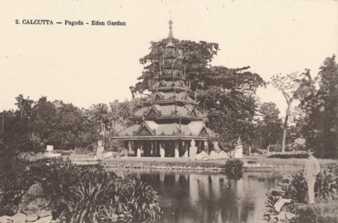 'Calcutta - Pagoda - Eden Garden', c1900. Artist: Unknown.