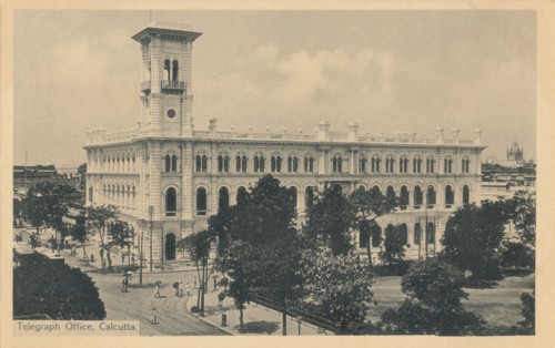 'Telegraph Office, Calcutta', c1900. Artist: Johnston & Hoffmann.