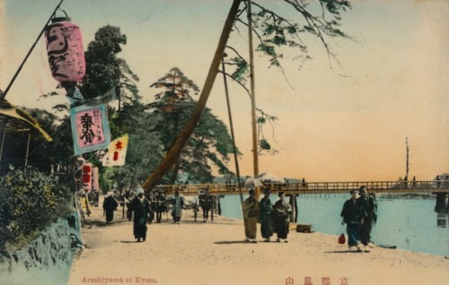 'Arashiyama at Kyoto', c1900. Artist: Unknown.
