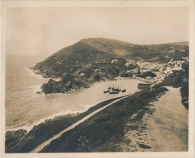 'Polperro from Talland Cliff Path', 1927. Artist: Unknown.