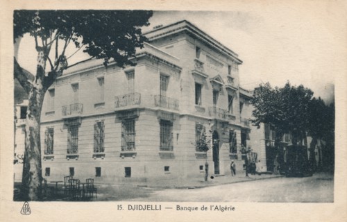 'Djidjelli - Banque de l'Algerie', c1940. Artist: Unknown.