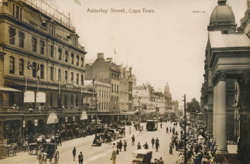 'Adderley Street, Cape Town', c1900. Artist: Unknown.