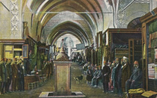 'Salut de Constantinople - Le Grand Bazar', c1900.  Artist: Unknown.
