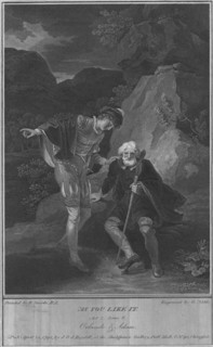 'As You Like It. Act 2. Scene 6. Orlando & Adam', 1798. Artist: George Noble.
