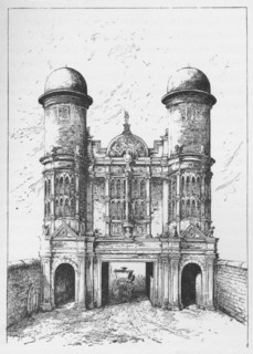 'The King Street Gate, Westminster, Demolished 1723', c1897. Artist: William Patten.