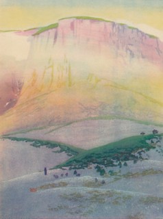 'The Last Gleam, Corsica', c1920, (1928). Artist: William Giles.