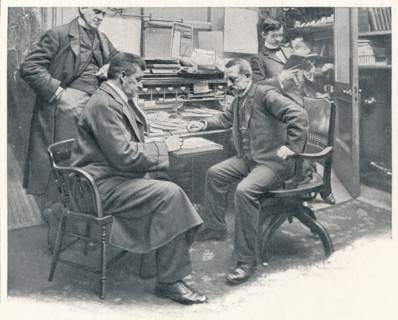 In the Deputy Consul-General's office at the American Consulate, London, c1903 (1903). Artist: Unknown.