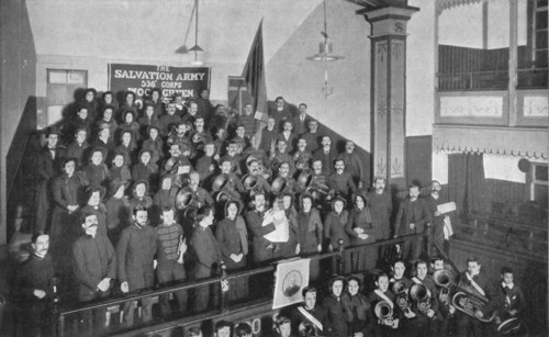 A Salvation Army 'dedication', London, c1903 (1903). Artist: Unknown.