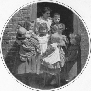 A happy little group, London, c1901 (1901). Artist: Unknown.