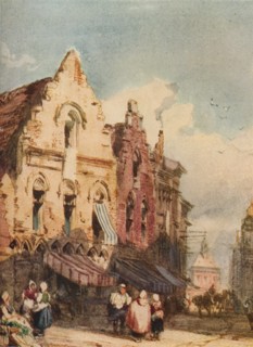'Street Scene', c1826, (1923). Artist: Richard Parkes Bonington.