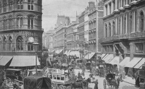 Cheapside from the Mansion House, City of London, c1900 (1901). Artist: Unknown.