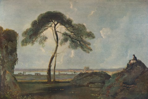 'Italian Landscape with a Stone Pine', c1756, (1938). Artist: Richard Wilson.