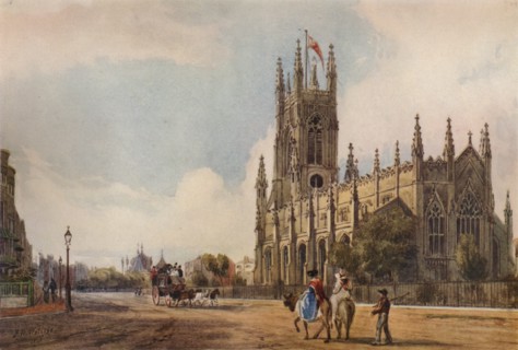 'St. Peter's Church, Brighton', 1840, (1938). Artist: Frederick William Woledge.