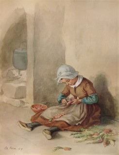 'The Little Domestic', 1869, (1938). Artist: Pierre Edouard Frere.