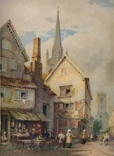 'St. Alkmund's, Shrewsbury', 1801, (1938). Artist: John Varley I.