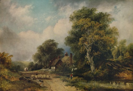 'Landscape', 1839, (1938). Artist: Frederick W Watts.
