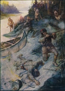 'No Man Was Safe, No Life Was Safe', 1908, (c1920). Artist: Joseph Ratcliffe Skelton.