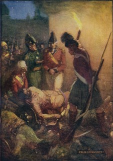'Tippoo Sultan's Body Was Found Buried Beneath Those Of His Followers', 1908, (c1920).  Artist: Joseph Ratcliffe Skelton.