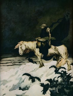 'The Retreat from Moscow', 1911, (1918). Artist: Stephen Baghot De La Bere.