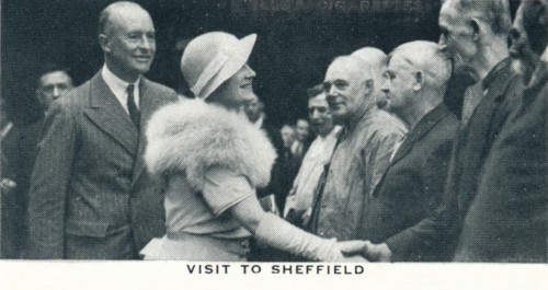 'Visit to Sheffield', 1934 (1937). Creator: Unknown.
