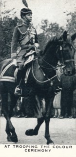 'At Trooping The Colour Ceremony', 1932 (1937). Artist: Unknown.