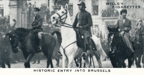 'Historic Entry into Brussels', 1918 (1937). Creator: Unknown.