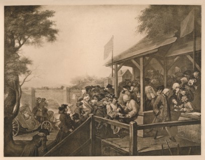'The Polling', Plate III from 'The Humours of an Election', 1757. Artist: William Hogarth.