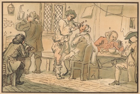 'Breakfast scene from 'The Five Days Peregrination', 1732. Artist: William Hogarth.