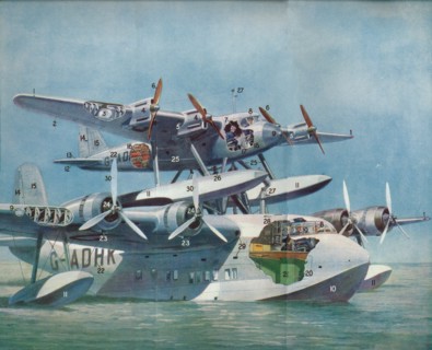 The Short-Mayo Composite Aircraft, c1937 (c1937). Artist: Unknown.