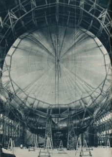 The internal structure of the airship R101, c1929 (c1937). Artist: Unknown.