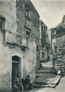 Street in Taormina, Sicily, Italy, 1927. Artist: Eugen Poppel.